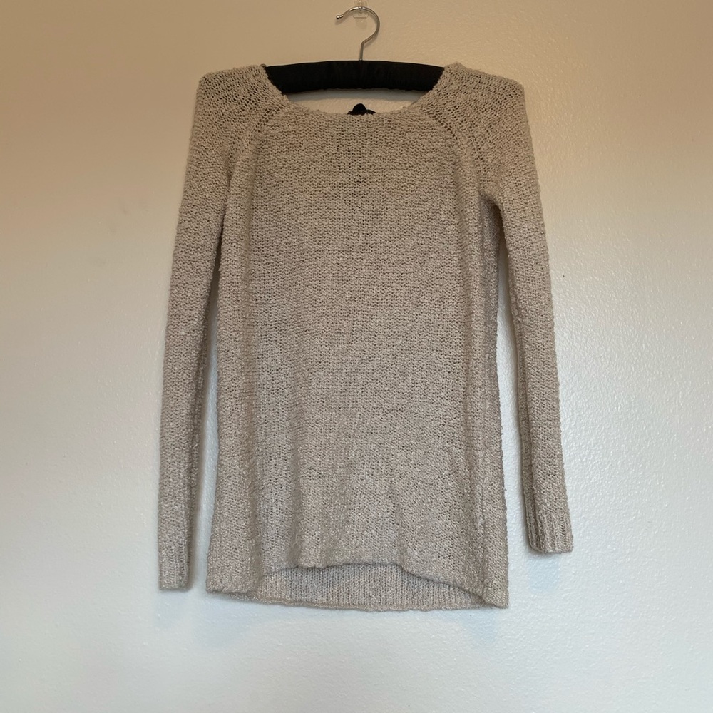Stradivarius Beige Sweater. Size Medium